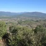 Paisaje de la Sierra de Gata con sus valles y montañas, Cáceres