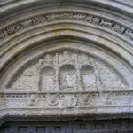 Portada decorada de la catedral de Coria (Cáceres)